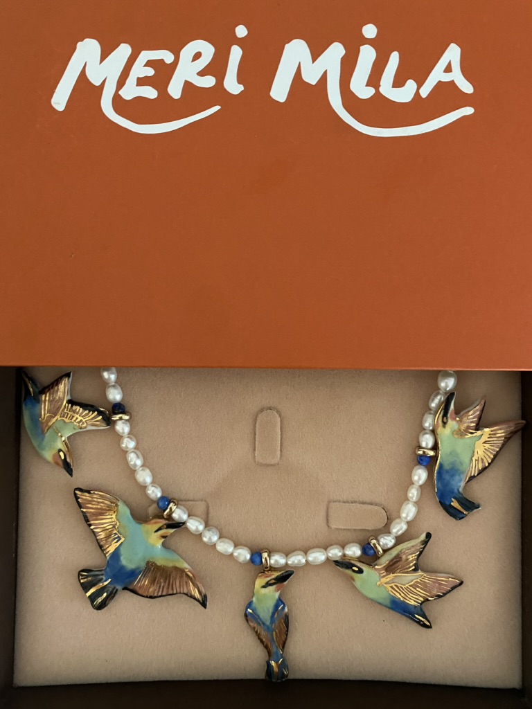 OVER THE RAINBOW BEE EATER Necklace - *Pre-order* - Image 2