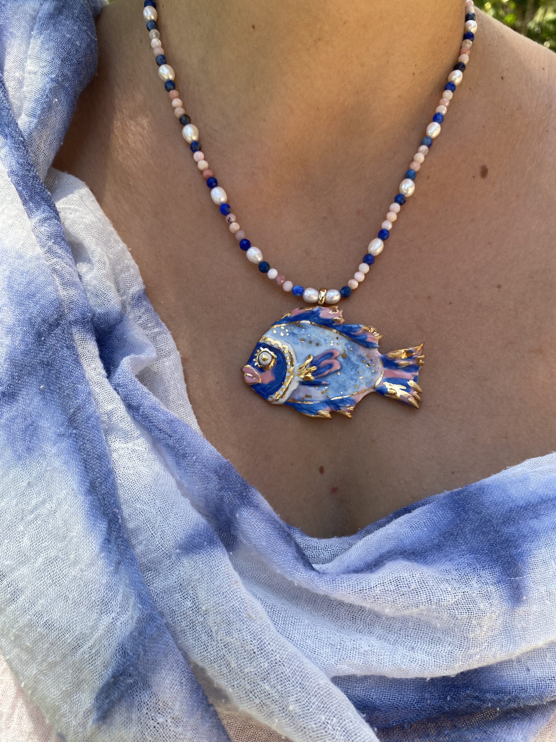 CROWN JEWEL FISH - Custom Necklace - Image 3