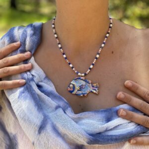 CROWN JEWEL FISH - Custom Necklace