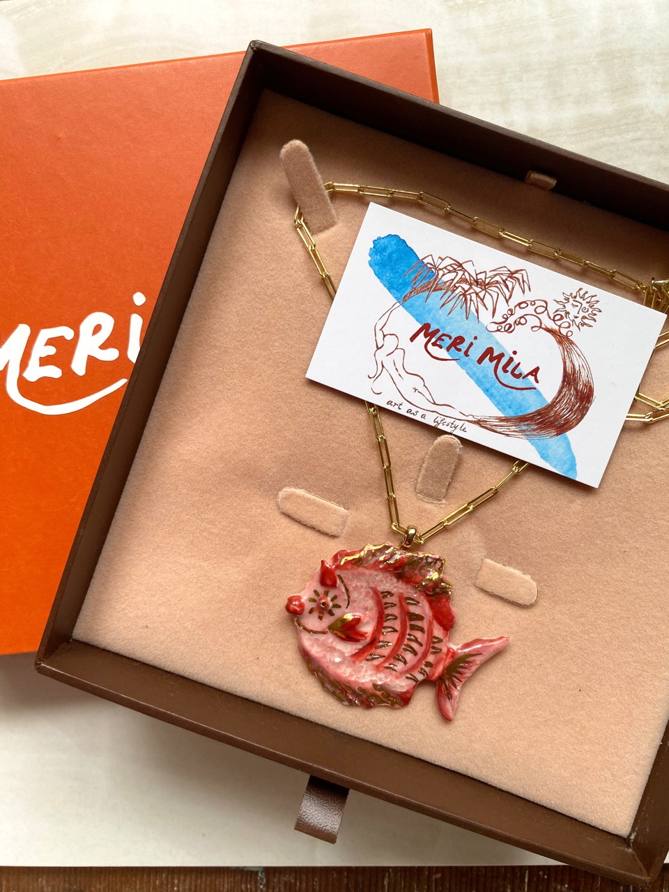 FIRE FISH - Custom Necklace