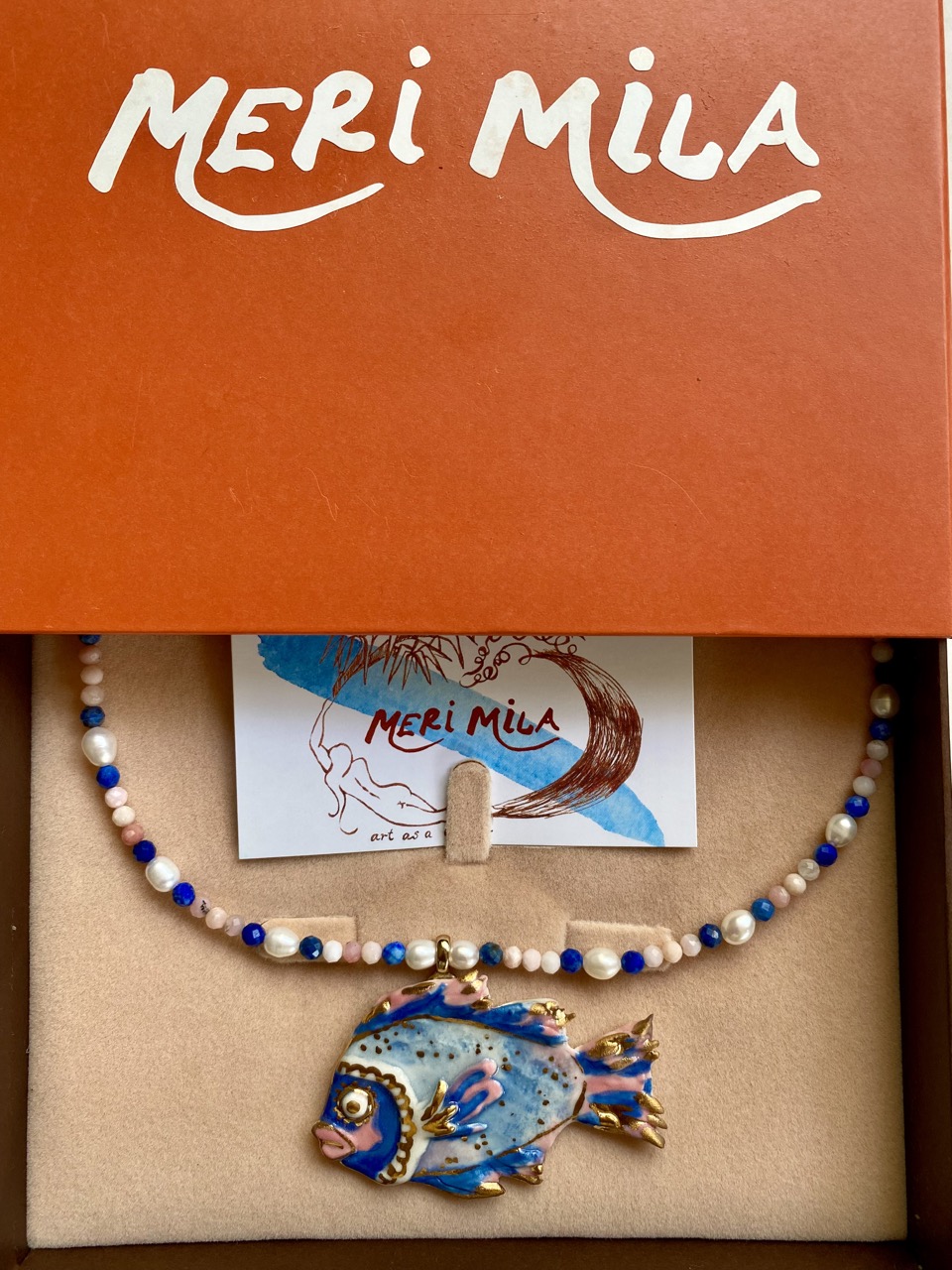 CROWN JEWEL FISH - Custom Necklace - Image 4